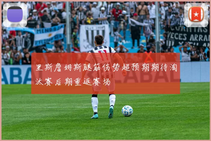 里斯詹姆斯腿筋伤势超预期期待淘汰赛后期重返赛场